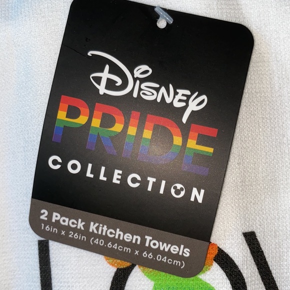 NEW Disney Mickey Mouse pride towels “love for all” - Picture 4 of 6